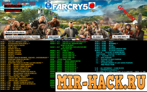 Лучший тренер для Far Cry 5 бесплатно