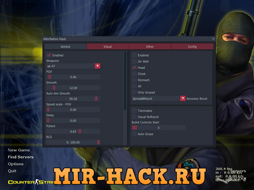 Чит AlterNative V2 для CS 1.6