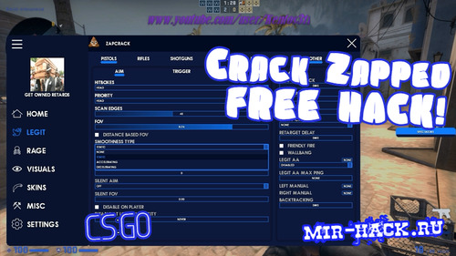 Чит Zapped для CS:GO бесплатно