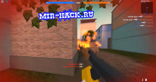 Roblox чит на Bad Business Aim+WH