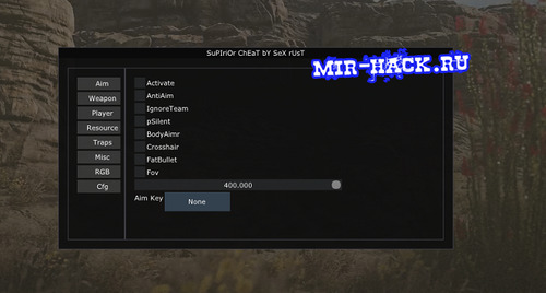 Чит AIM+WH для Rust 2306.2 бесплатно