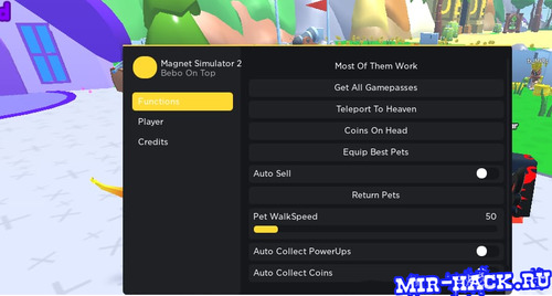 Скрипт Magnet Simulator 2 для Роблокс
