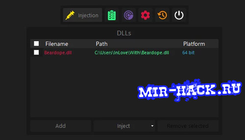Inject Beardope для dll читов