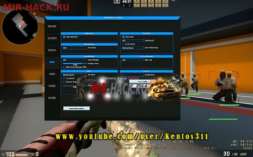 Бесплатный чит для CS:GO KentosWare V7 на 10.06.2017